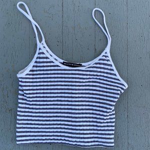 Brandy Melville Striped Crop Top